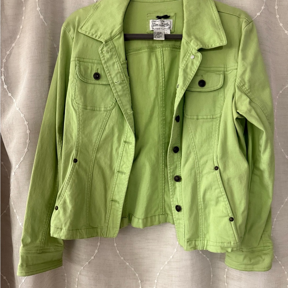 Live A Little Lime Green Jacket